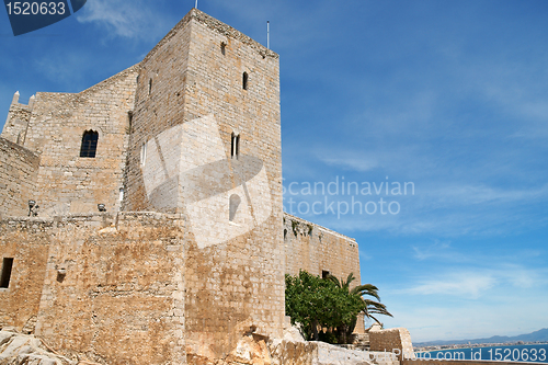 Image of Pope Luna's Castle in Peniscola, Spain
