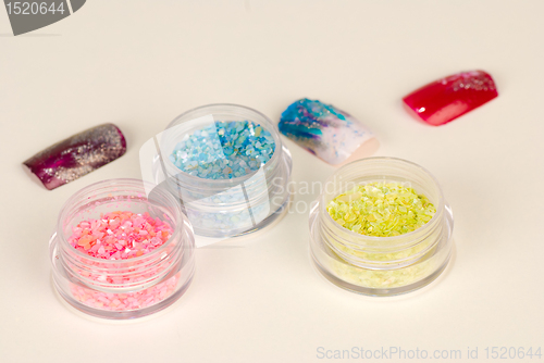 Image of Nail art glitter