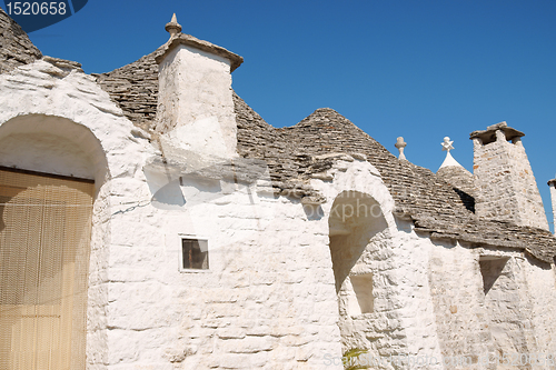 Image of Trulli houses in Alberobello