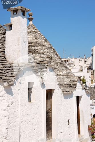 Image of Trulli houses in Alberobello