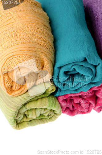 Image of Colorful scarves 