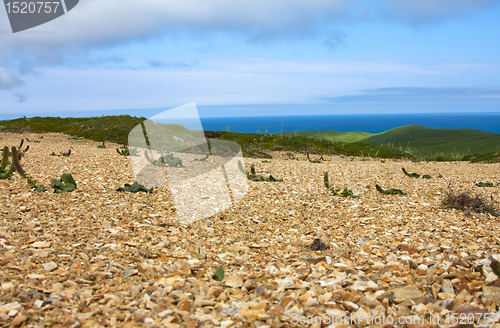 Image of Golets 2. View from mountains to Bering sea