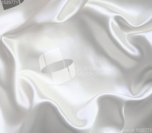 Image of Smooth elegant white silk 