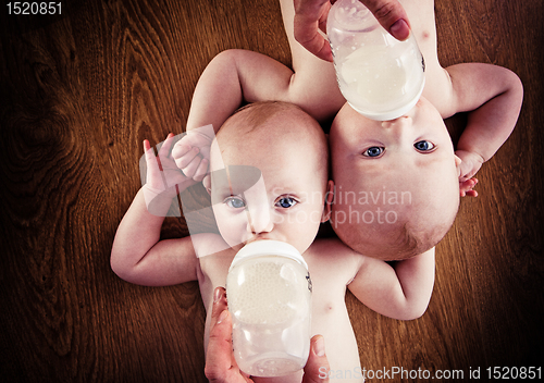 Image of baby twins