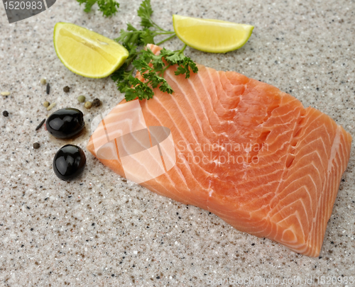 Image of Raw Salmon Fillet