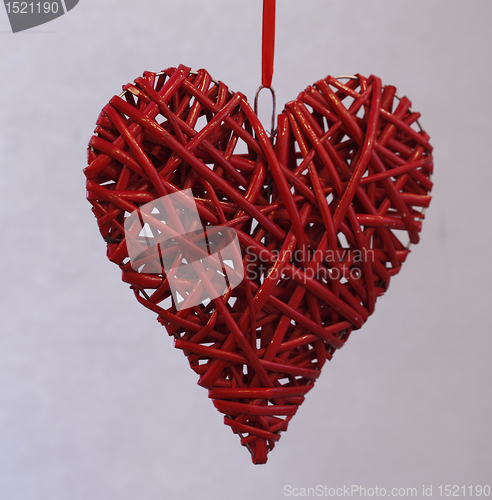 Image of Hand made red heart