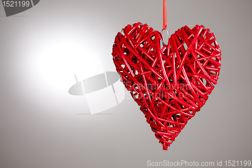 Image of Hand made red heart