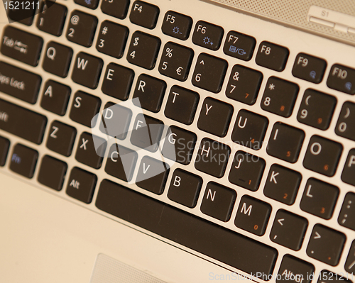 Image of laptop keyboard