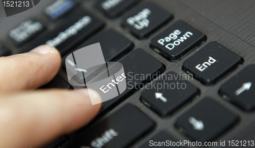 Image of laptop keyboard