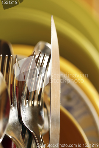 Image of Many plates