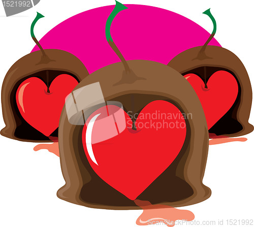 Image of Chocolate Cherry Heart