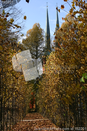 Image of Autumn church