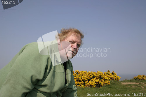 Image of man on cliff top