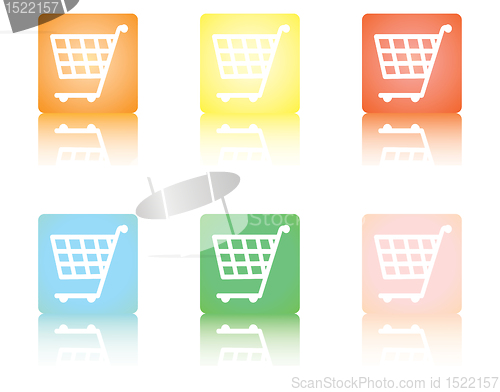 Image of  shopping cart icons