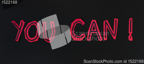 Image of You can conception text 