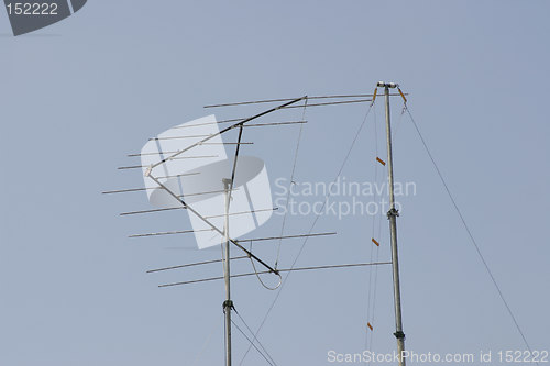 Image of amateur radio aerials