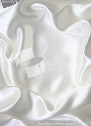 Image of Smooth elegant white silk 