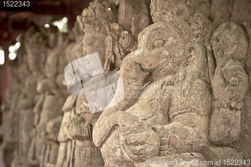 Image of statue of hindu deamon