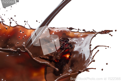 Image of pouring chocolate