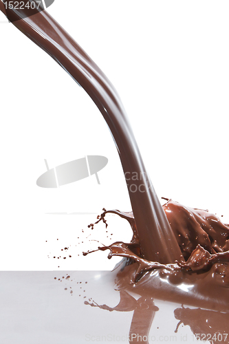 Image of pouring chocolate
