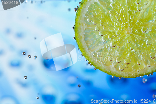 Image of lime in the water