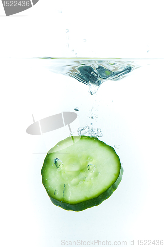 Image of cucumber in water