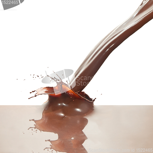 Image of pouring chocolate