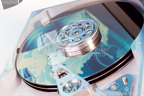 Image of hard drive internals