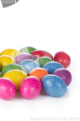 Image of easter eggs isolated
