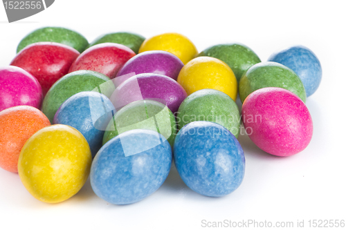 Image of easter eggs isolated