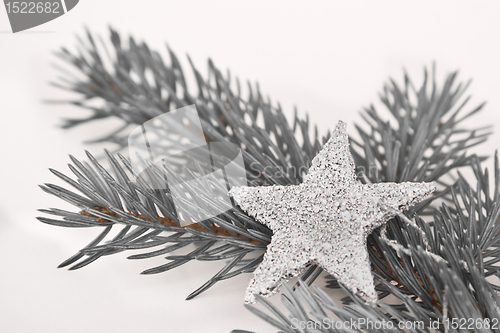 Image of Christmas tree with star