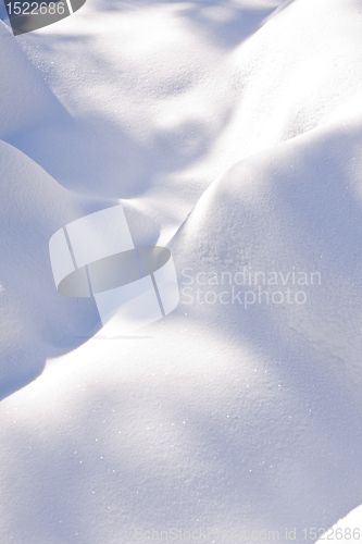 Image of fresh snow in the mountains