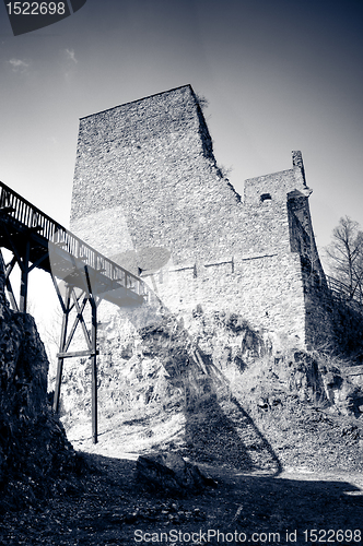 Image of castle ruins of Cornstejn