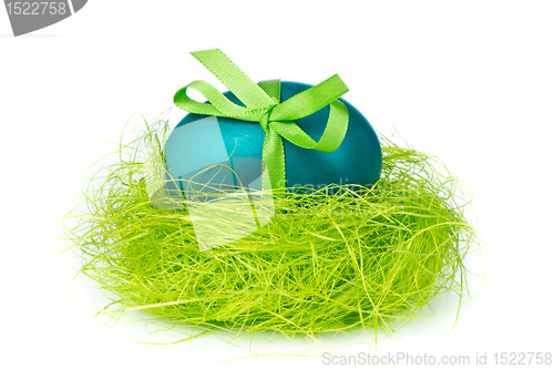Image of easter egg in nest