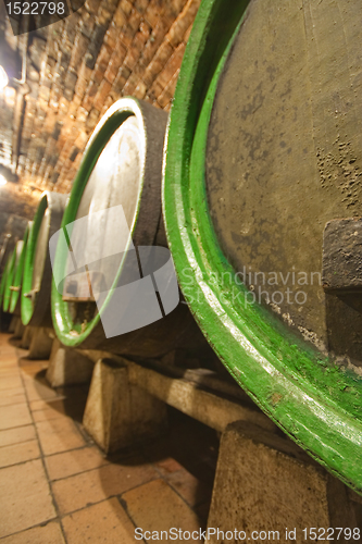 Image of wine barrels