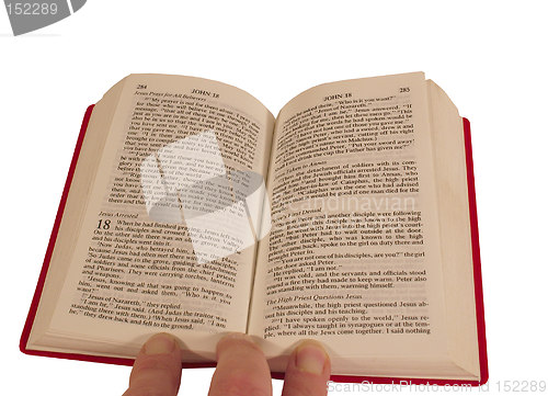 Image of open bible