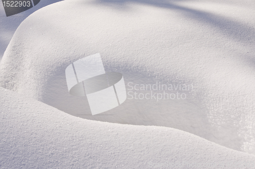 Image of fresh snow in the mountains