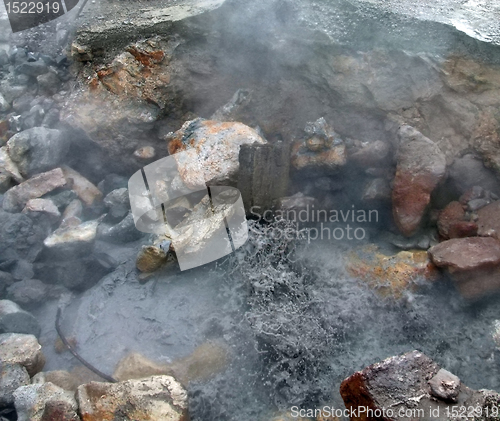 Image of hot spring detail