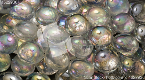 Image of iridescent glass beads