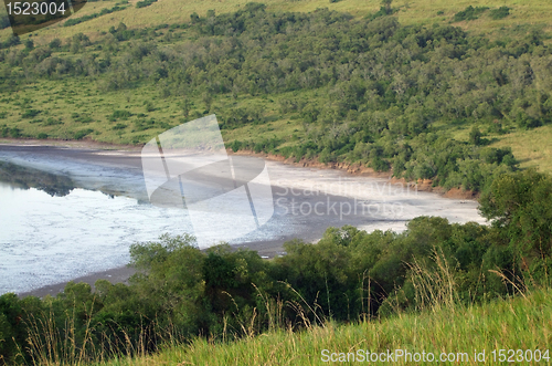 Image of waterside scenery in the Queen Elizabeth National Park