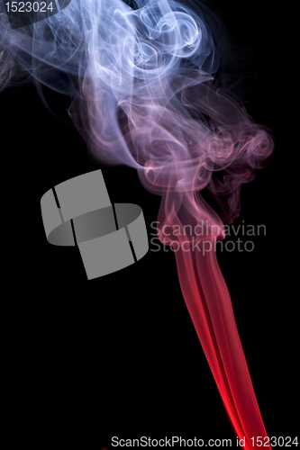 Image of multicolored smoke