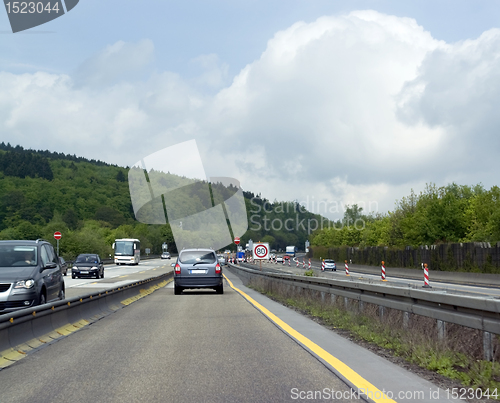 Image of highway scenery in Southern Germany