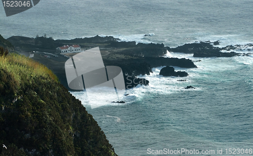 Image of coastal scenery at the Azores