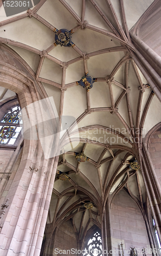 Image of inside the minster of Freiburg im Breisgau