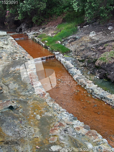 Image of canalized hot spring