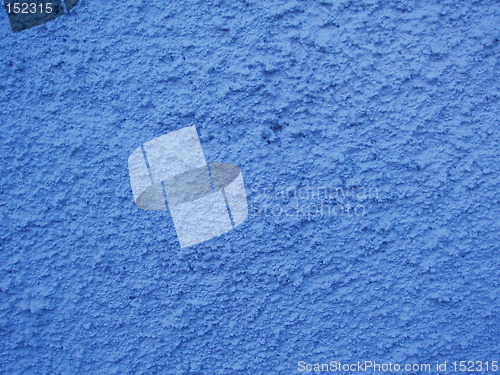 Image of Blue mural wall