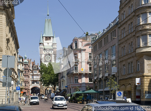 Image of Freiburg im Breisgau at summer time