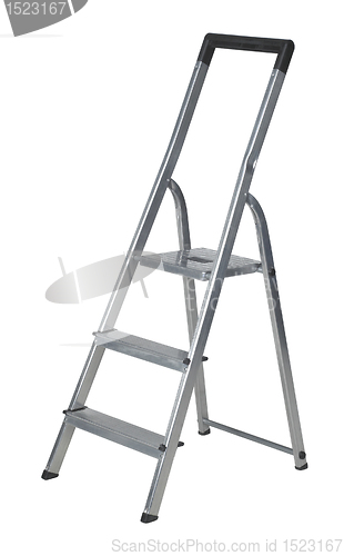 Image of small metallic ladder