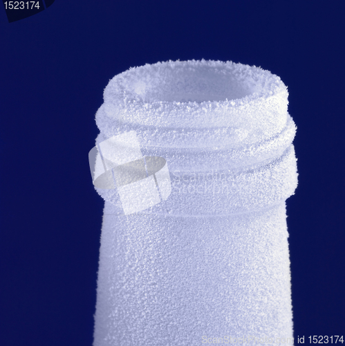 Image of frosed bottle tip