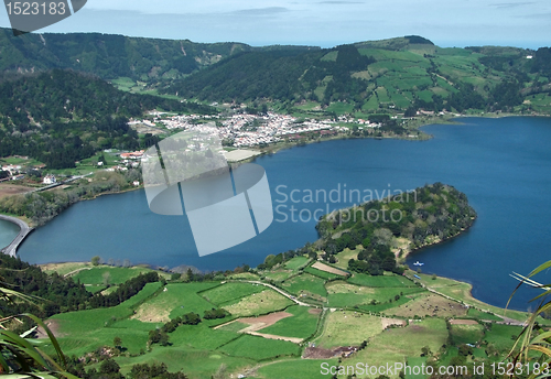 Image of lagoa das sete cidades at Sao Miguel Island